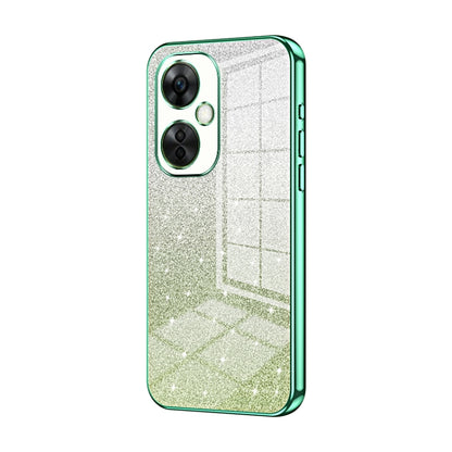 Gradient Glitter Powder Electroplated Phone Case, For OnePlus Ace 3 Pro, For OnePlus Ace 2 Pro, For OnePlus Nord CE 3 Lite / Nord N30