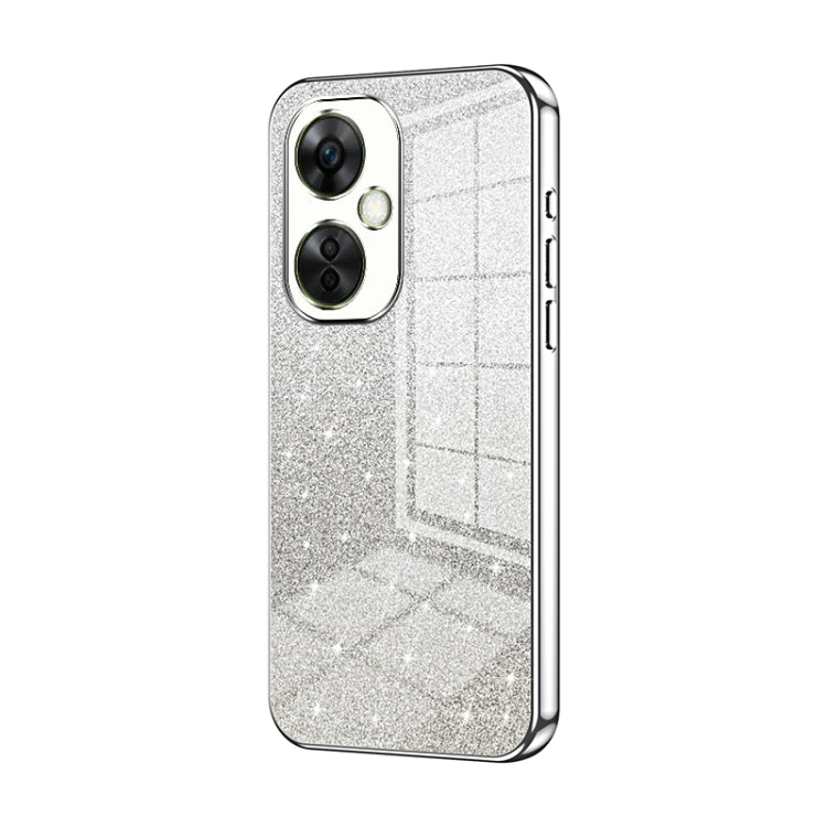 Gradient Glitter Powder Electroplated Phone Case, For OnePlus Ace 3 Pro, For OnePlus Ace 2 Pro, For OnePlus Nord CE 3 Lite / Nord N30