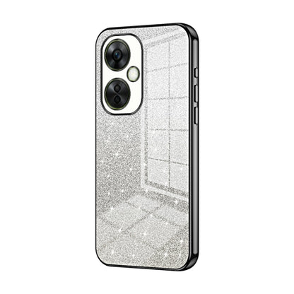 Gradient Glitter Powder Electroplated Phone Case, For OnePlus Ace 3 Pro, For OnePlus Ace 2 Pro, For OnePlus Nord CE 3 Lite / Nord N30