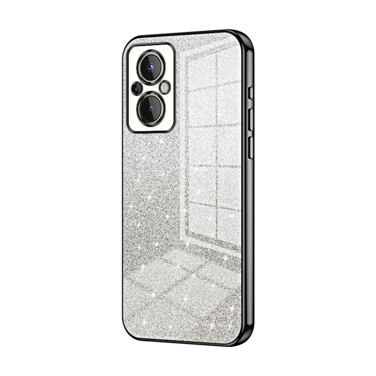 Gradient Glitter Powder Electroplated Phone Case, For OnePlus Nord N20 5G, For OnePlus 9R, For OnePlus 9 Pro