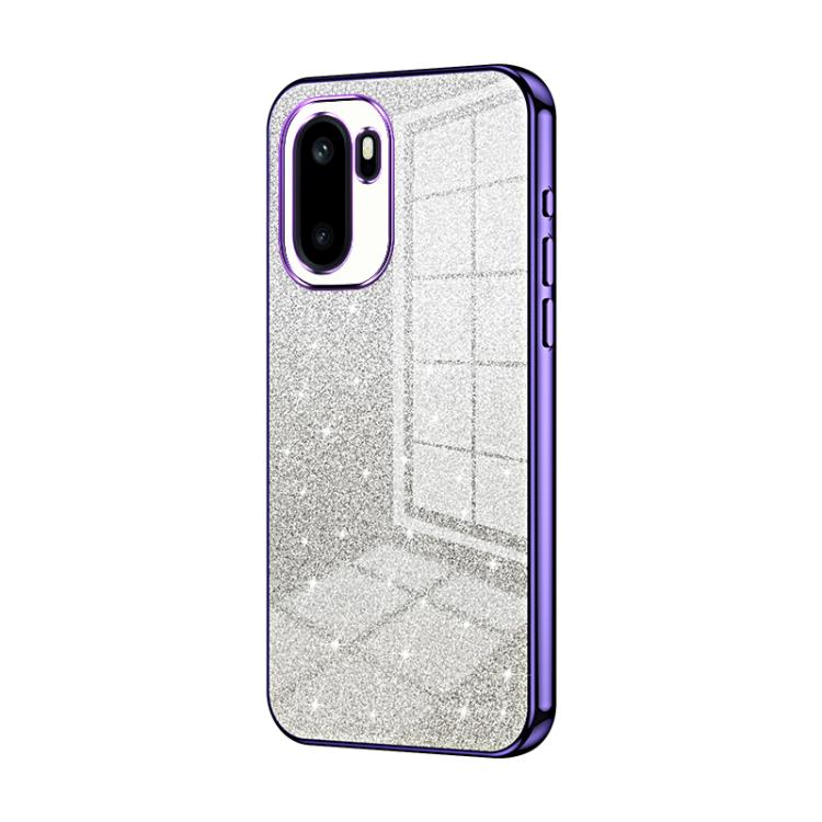 Gradient Glitter Powder Electroplated Phone Case, For OnePlus Turbo 6V, For OnePlus Turbo 6, For OnePlus Ace 6 / Ace 6T / 15R