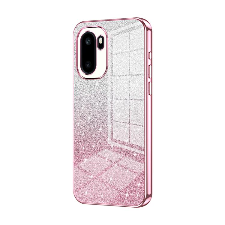 Gradient Glitter Powder Electroplated Phone Case, For OnePlus Turbo 6V, For OnePlus Turbo 6, For OnePlus Ace 6 / Ace 6T / 15R