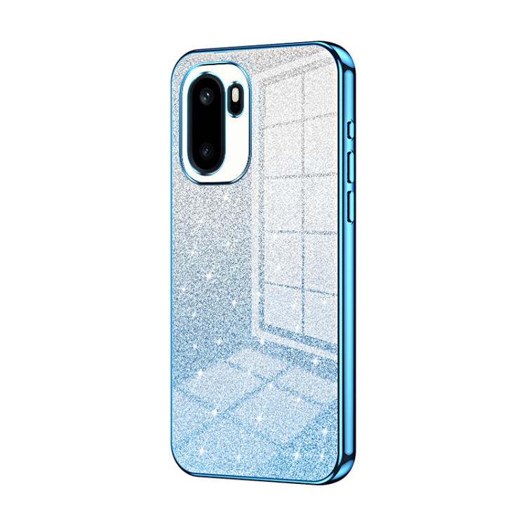 Gradient Glitter Powder Electroplated Phone Case, For OnePlus Turbo 6V, For OnePlus Turbo 6, For OnePlus Ace 6 / Ace 6T / 15R
