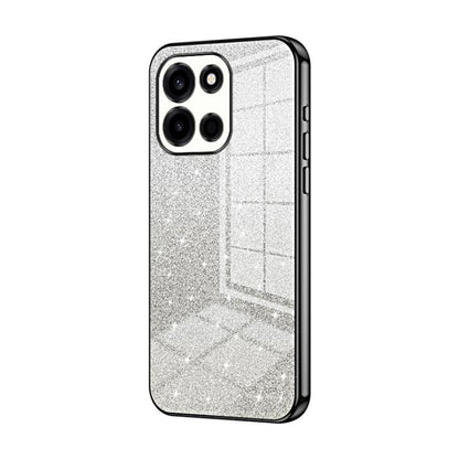 Gradient Glitter Powder Electroplated Phone Case, For OnePlus Turbo 6V, For OnePlus Turbo 6, For OnePlus Ace 6 / Ace 6T / 15R
