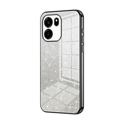 Gradient Glitter Powder Electroplated Phone Case, For OnePlus Turbo 6V, For OnePlus Turbo 6, For OnePlus Ace 6 / Ace 6T / 15R