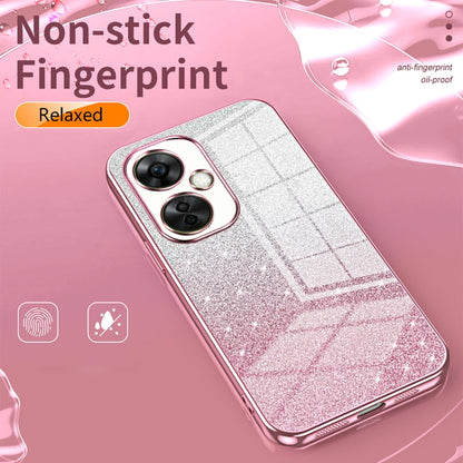 Gradient Glitter Powder Electroplated Phone Case, For OnePlus 9, For OnePlus 8T, For OnePlus Nord
