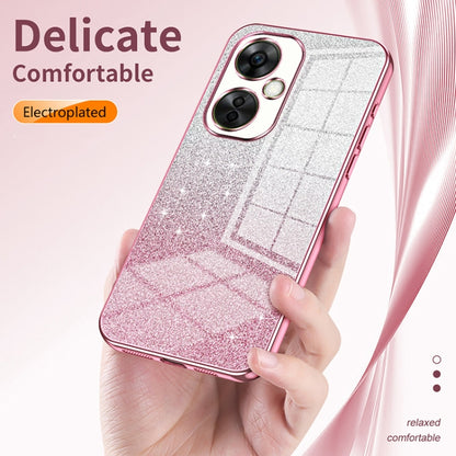 Gradient Glitter Powder Electroplated Phone Case, For OnePlus Ace 2V / Nord 3, For OnePlus Ace 2 / 11R, For OnePlus 11