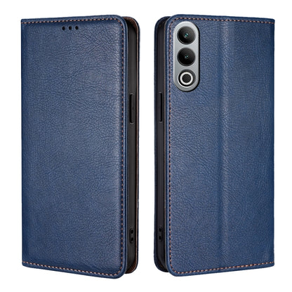 Gloss Oil Solid Color Magnetic Leather Phone Case, For OnePlus Nord CE4