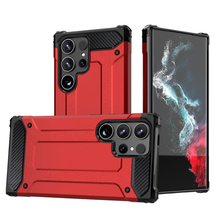 Magic Armor TPU Hybrid PC Phone Case, For Samsung Galaxy S24 FE 5G, For Samsung Galaxy S24 Ultra 5G, For Samsung Galaxy S24+ 5G