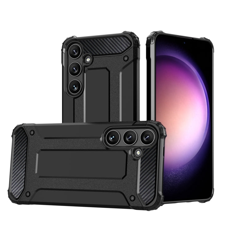 Magic Armor TPU Hybrid PC Phone Case, For Samsung Galaxy S24 FE 5G, For Samsung Galaxy S24 Ultra 5G, For Samsung Galaxy S24+ 5G
