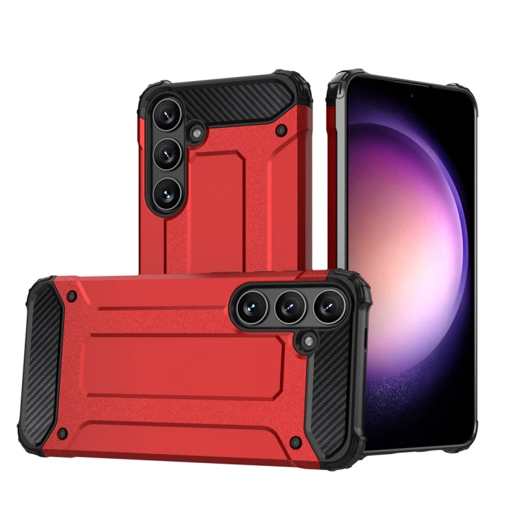 Magic Armor TPU Hybrid PC Phone Case, For Samsung Galaxy S24 FE 5G, For Samsung Galaxy S24 Ultra 5G, For Samsung Galaxy S24+ 5G