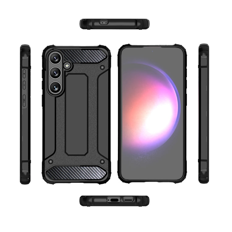 Magic Armor TPU Hybrid PC Phone Case, For Samsung Galaxy S24 FE 5G, For Samsung Galaxy S24 Ultra 5G, For Samsung Galaxy S24+ 5G