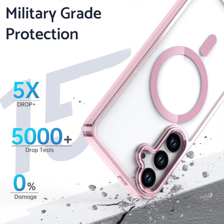 MagSafe Magnetic Clear Phone Case, For Samsung Galaxy S24+ 5G, For Samsung Galaxy S24 5G, For Samsung Galaxy S23 FE 5G