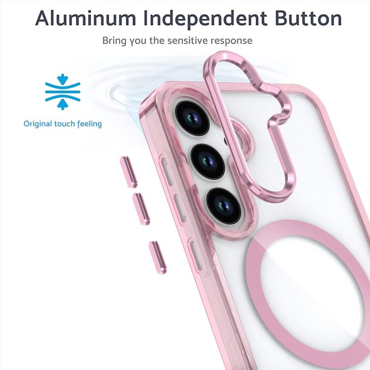 MagSafe Magnetic Clear Phone Case, For Samsung Galaxy S24+ 5G, For Samsung Galaxy S24 5G, For Samsung Galaxy S23 FE 5G