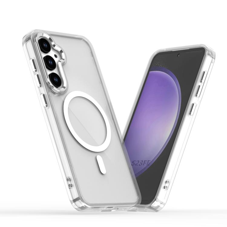 MagSafe Magnetic Clear Phone Case, For Samsung Galaxy S24+ 5G, For Samsung Galaxy S24 5G, For Samsung Galaxy S23 FE 5G
