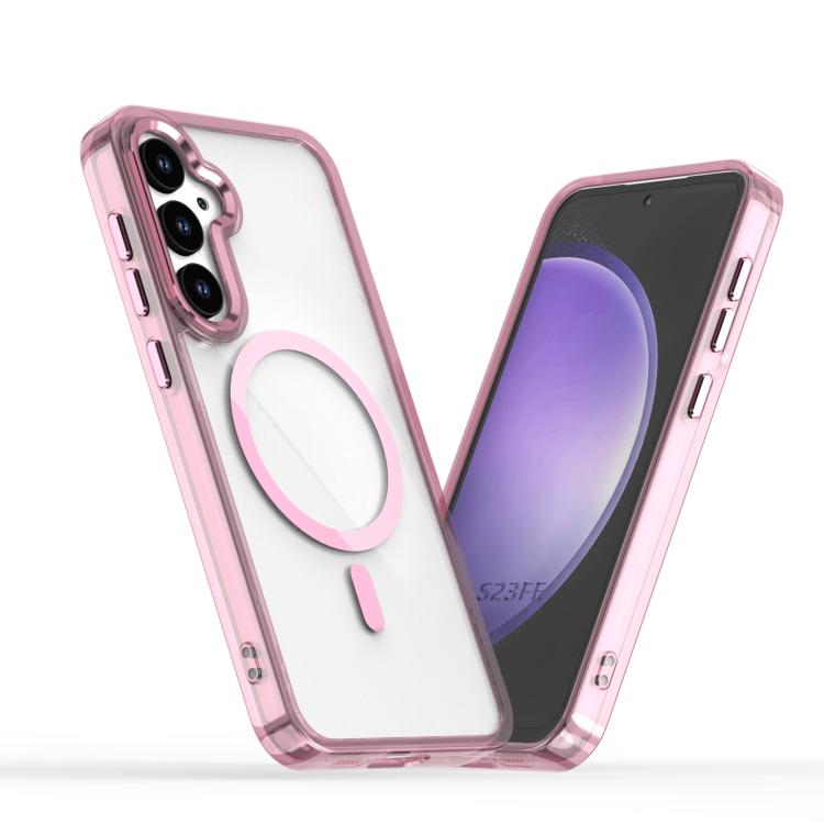 MagSafe Magnetic Clear Phone Case, For Samsung Galaxy S24+ 5G, For Samsung Galaxy S24 5G, For Samsung Galaxy S23 FE 5G