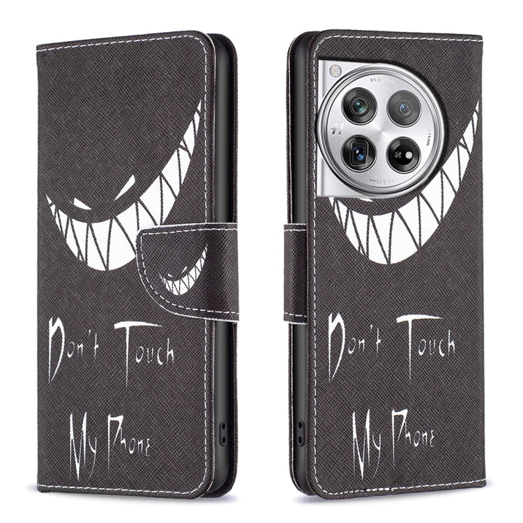 Drawing Pattern Leather Phone Case, For OnePlus Nord CE4 Lite Global, For OnePlus 12 5G