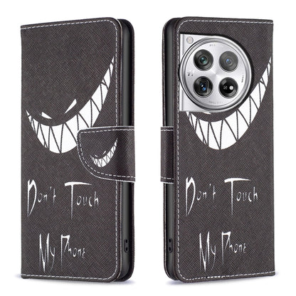 Drawing Pattern Leather Phone Case, For OnePlus Nord CE4 Lite Global, For OnePlus 12 5G