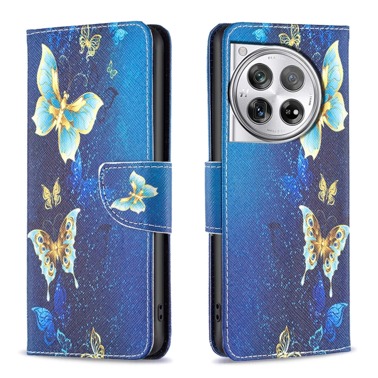 Drawing Pattern Leather Phone Case, For OnePlus Nord CE4 Lite Global, For OnePlus 12 5G