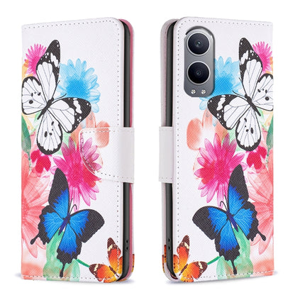 Drawing Pattern Leather Phone Case, For OnePlus Nord CE4 Lite Global, For OnePlus 12 5G