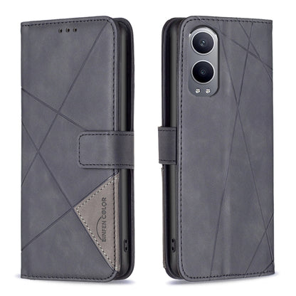 BF05 Magnetic Buckle Rhombus Texture Leather Phone Case, For OnePlus 13, For OnePlus Nord 4, For OnePlus Nord CE4 Lite Global, For OnePlus 12R