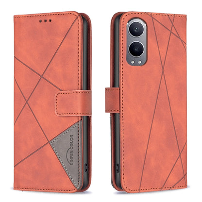 BF05 Magnetic Buckle Rhombus Texture Leather Phone Case, For OnePlus 13, For OnePlus Nord 4, For OnePlus Nord CE4 Lite Global, For OnePlus 12R