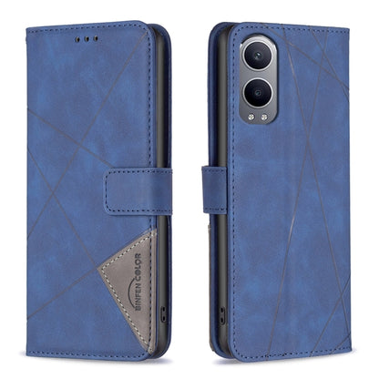 BF05 Magnetic Buckle Rhombus Texture Leather Phone Case, For OnePlus 13, For OnePlus Nord 4, For OnePlus Nord CE4 Lite Global, For OnePlus 12R