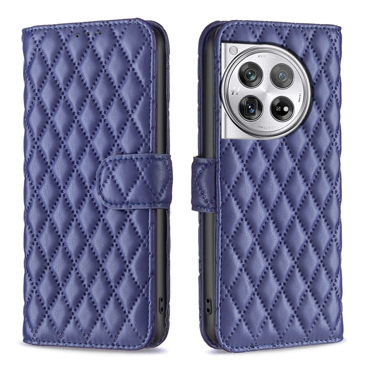 Diamond Lattice Wallet Flip Leather Phone Case, For OnePlus Nord 4, For OnePlus Nord CE4 Lite Global, For OnePlus 12R, For OnePlus 12 5G