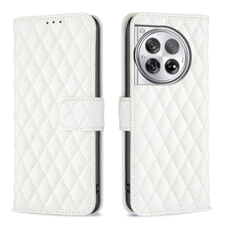 Diamond Lattice Wallet Flip Leather Phone Case, For OnePlus Nord 4, For OnePlus Nord CE4 Lite Global, For OnePlus 12R, For OnePlus 12 5G