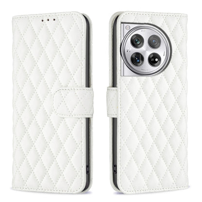 Diamond Lattice Wallet Flip Leather Phone Case, For OnePlus Nord 4, For OnePlus Nord CE4 Lite Global, For OnePlus 12R, For OnePlus 12 5G