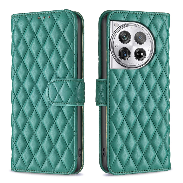 Diamond Lattice Wallet Flip Leather Phone Case, For OnePlus Nord 4, For OnePlus Nord CE4 Lite Global, For OnePlus 12R, For OnePlus 12 5G