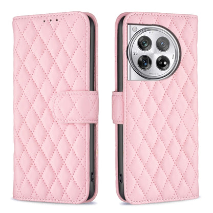 Diamond Lattice Wallet Flip Leather Phone Case, For OnePlus Nord 4, For OnePlus Nord CE4 Lite Global, For OnePlus 12R, For OnePlus 12 5G