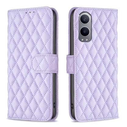 Diamond Lattice Wallet Flip Leather Phone Case, For OnePlus Nord 4, For OnePlus Nord CE4 Lite Global, For OnePlus 12R, For OnePlus 12 5G