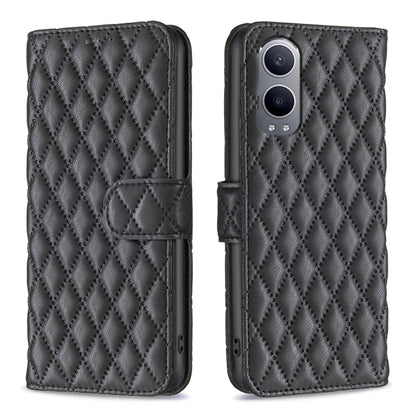 Diamond Lattice Wallet Flip Leather Phone Case, For OnePlus Nord 4, For OnePlus Nord CE4 Lite Global, For OnePlus 12R, For OnePlus 12 5G