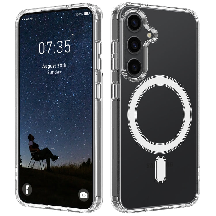 MagSafe Magnetic Acrylic TPU Phone Case, For Samsung Galaxy S26+ 5G, For Samsung Galaxy S26 Edge 5G, For Samsung Galaxy S26 Ultra 5G, For Samsung Galaxy S26 5G, For Samsung Galaxy S25 FE 5G, For Samsung Galaxy S25 Edge 5G, For Samsung Galaxy S25 5G    ...