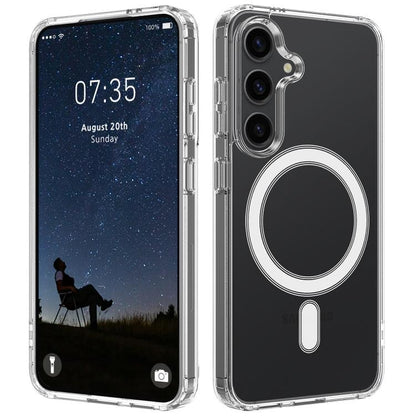 MagSafe Magnetic Acrylic TPU Phone Case, For Samsung Galaxy S26+ 5G, For Samsung Galaxy S26 Edge 5G, For Samsung Galaxy S26 Ultra 5G, For Samsung Galaxy S26 5G, For Samsung Galaxy S25 FE 5G, For Samsung Galaxy S25 Edge 5G, For Samsung Galaxy S25 5G    ...