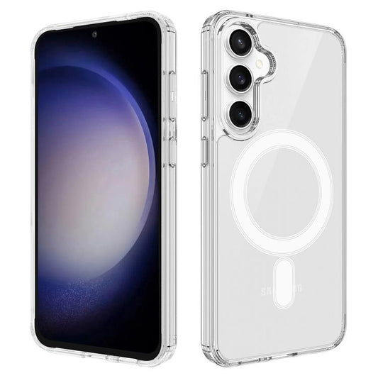 MagSafe Magnetic Acrylic TPU Phone Case, For Samsung Galaxy S26 FE 5G, For Samsung Galaxy S26+ 5G, For Samsung Galaxy S26 Ultra 5G, For Samsung Galaxy S26 5G, For Samsung Galaxy S25 FE 5G, For Samsung Galaxy S25 Edge 5G, For Samsung Galaxy S25 5G