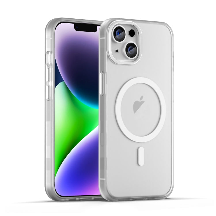 MagSafe Frosted Translucent TPU + PC Full Coverage Phone Case, For iPhone 14 Plus, For iPhone 14