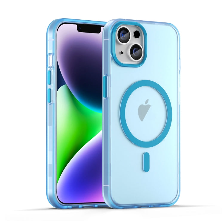 MagSafe Frosted Translucent TPU + PC Full Coverage Phone Case, For iPhone 14 Plus, For iPhone 14