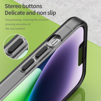 MagSafe Frosted Translucent TPU + PC Full Coverage Phone Case, For iPhone 15, For iPhone 14 Plus