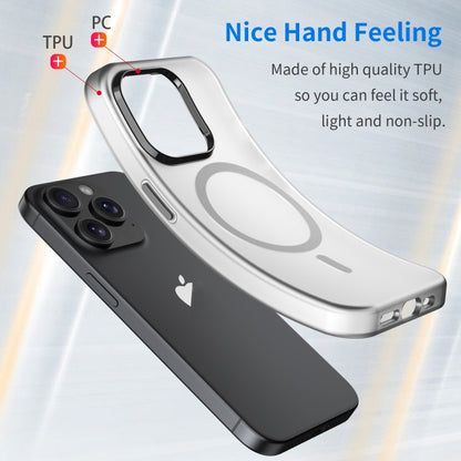 MagSafe Frosted Translucent TPU + PC Full Coverage Phone Case, For iPhone 15 Pro, For iPhone 15 Plus