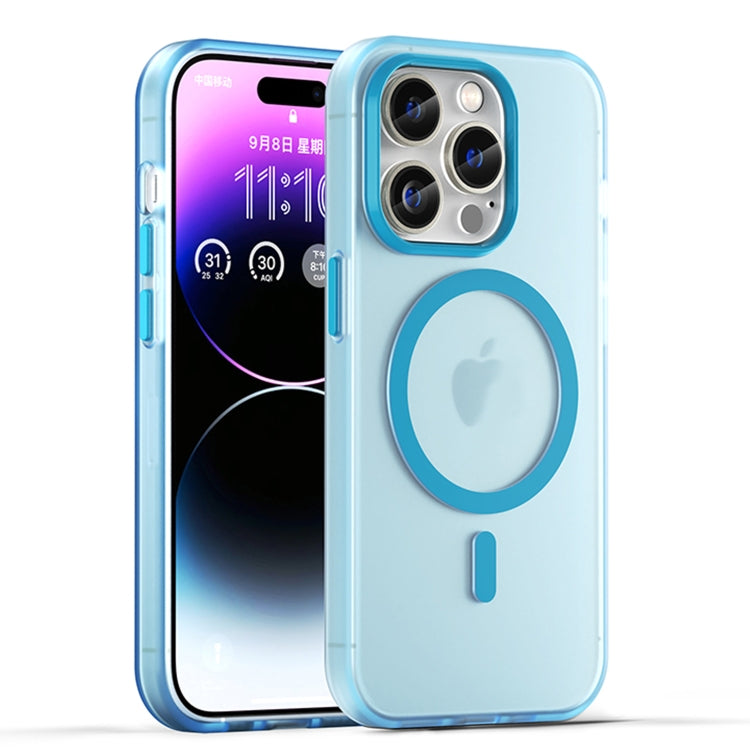 MagSafe Frosted Translucent TPU + PC Full Coverage Phone Case, For iPhone 15 Pro, For iPhone 15 Plus