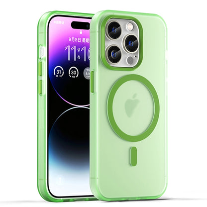 MagSafe Frosted Translucent TPU + PC Full Coverage Phone Case, For iPhone 15 Pro Max, For iPhone 15 Pro