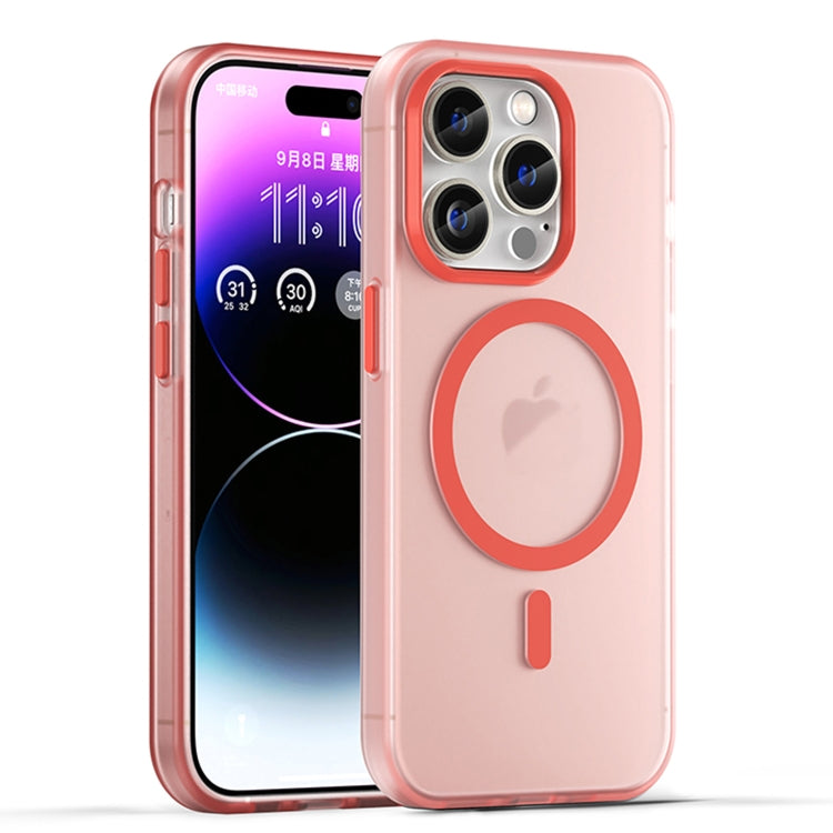 MagSafe Frosted Translucent TPU + PC Full Coverage Phone Case, For iPhone 15 Pro, For iPhone 15 Plus