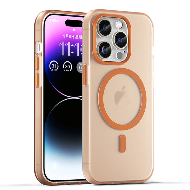 MagSafe Frosted Translucent TPU + PC Full Coverage Phone Case, For iPhone 15 Pro, For iPhone 15 Plus