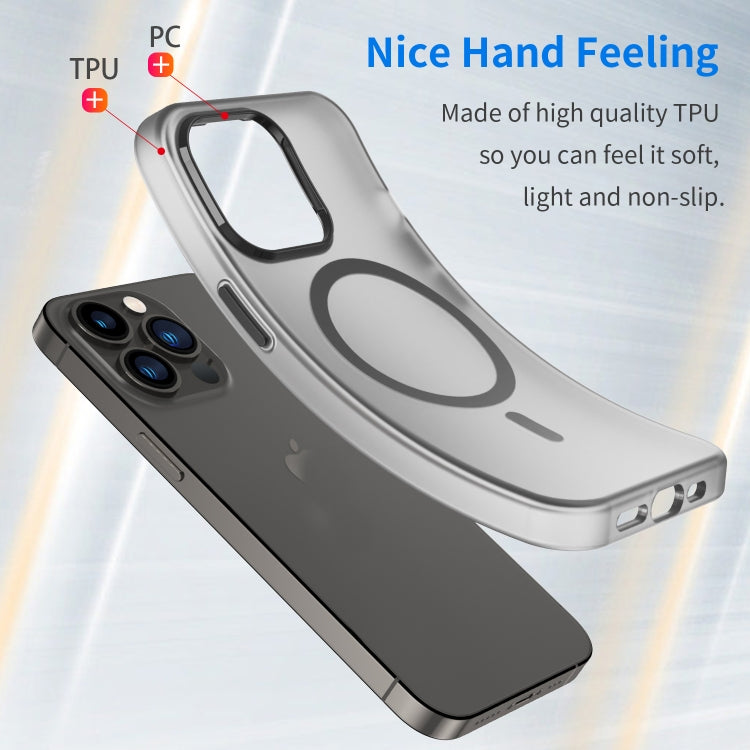MagSafe Frosted Translucent TPU + PC Full Coverage Phone Case, For iPhone 13 Pro, For iPhone 13