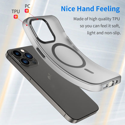 MagSafe Frosted Translucent TPU + PC Full Coverage Phone Case, For iPhone 13 Pro, For iPhone 13