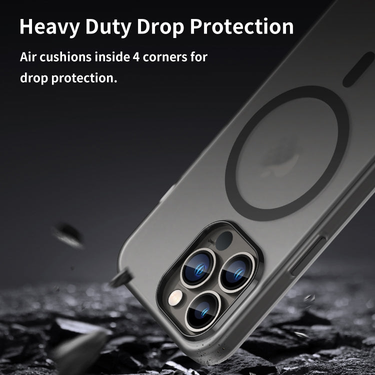 MagSafe Frosted Translucent TPU + PC Full Coverage Phone Case, For iPhone 13 Pro, For iPhone 13
