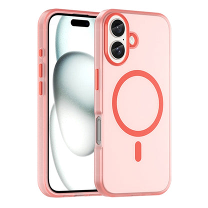 MagSafe Frosted Translucent TPU + PC Full Coverage Phone Case, For iPhone 16 Plus, For iPhone 16