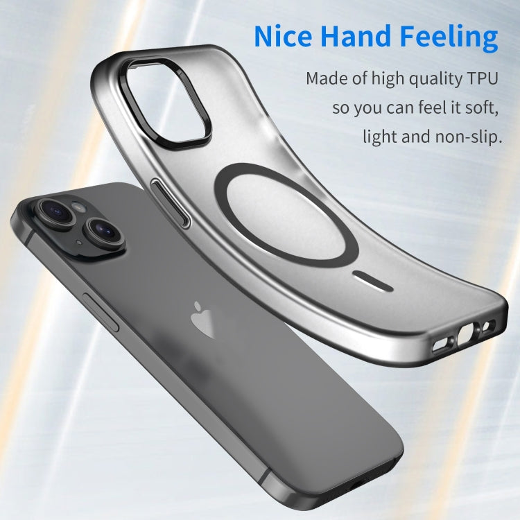 MagSafe Frosted Translucent TPU + PC Full Coverage Phone Case, For iPhone 16 Plus, For iPhone 16